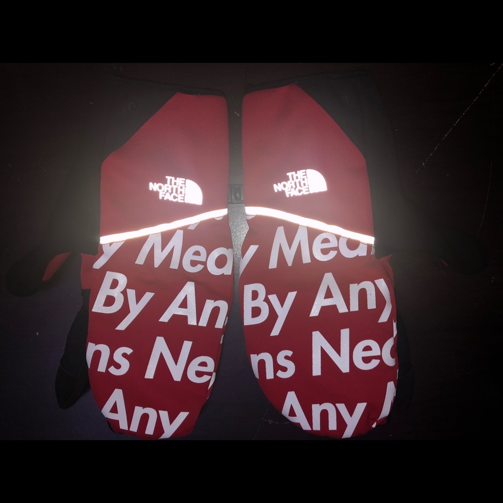 Supreme By All Means Red Gloves
